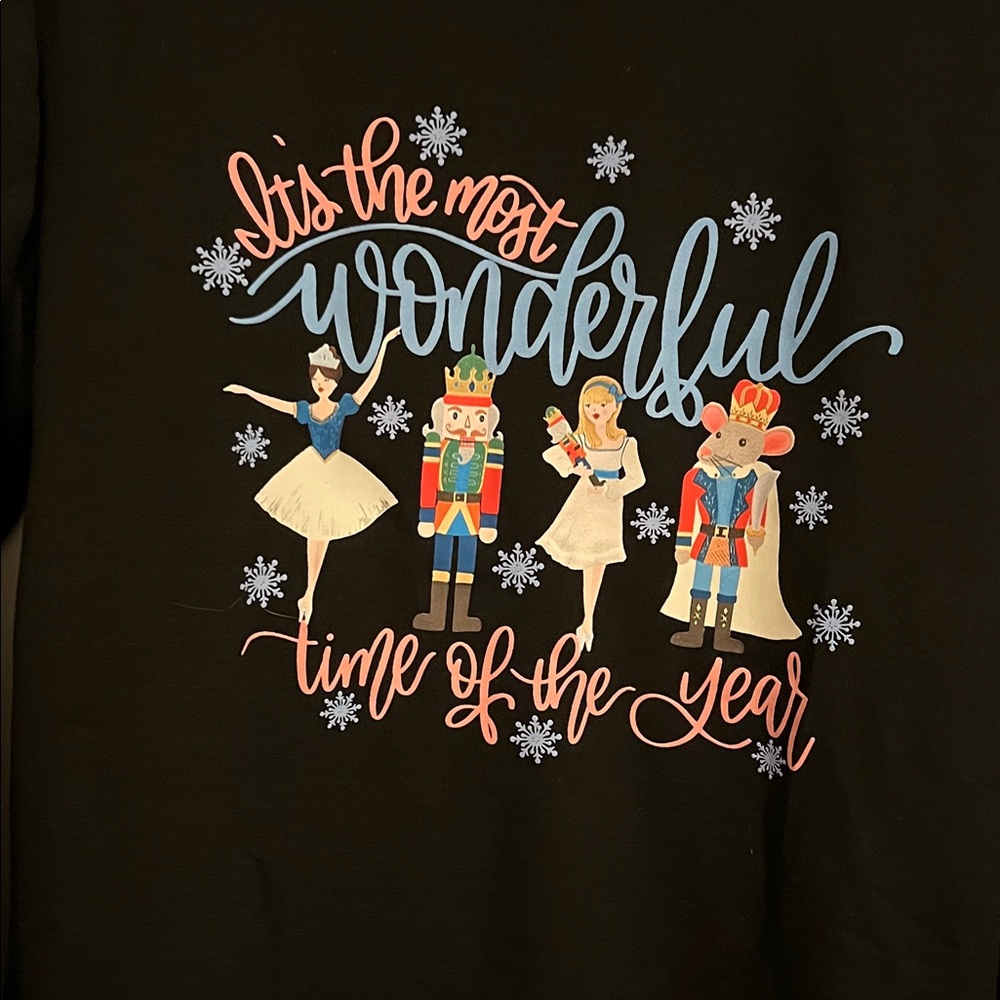 Black Holiday Long Sleeve   T-Shirt - Picture 4 of 7